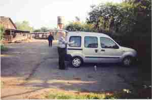 Dad Polishes the Car in Gelderland