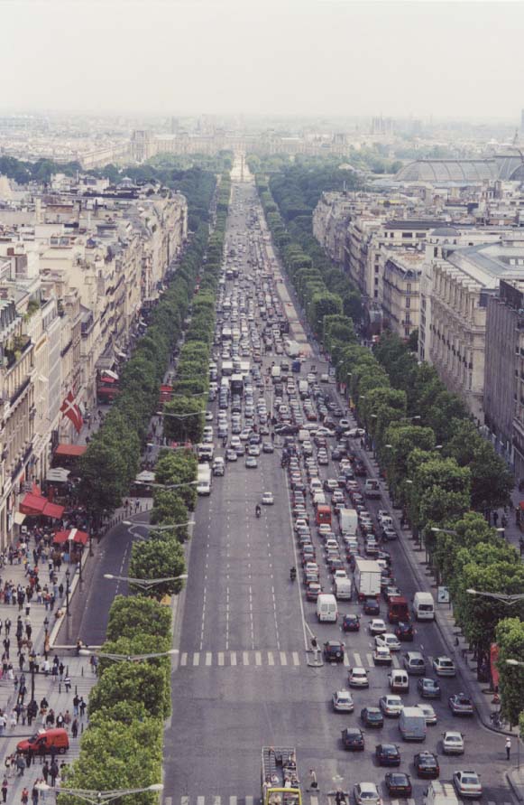 The View from the Arc de Triomphe