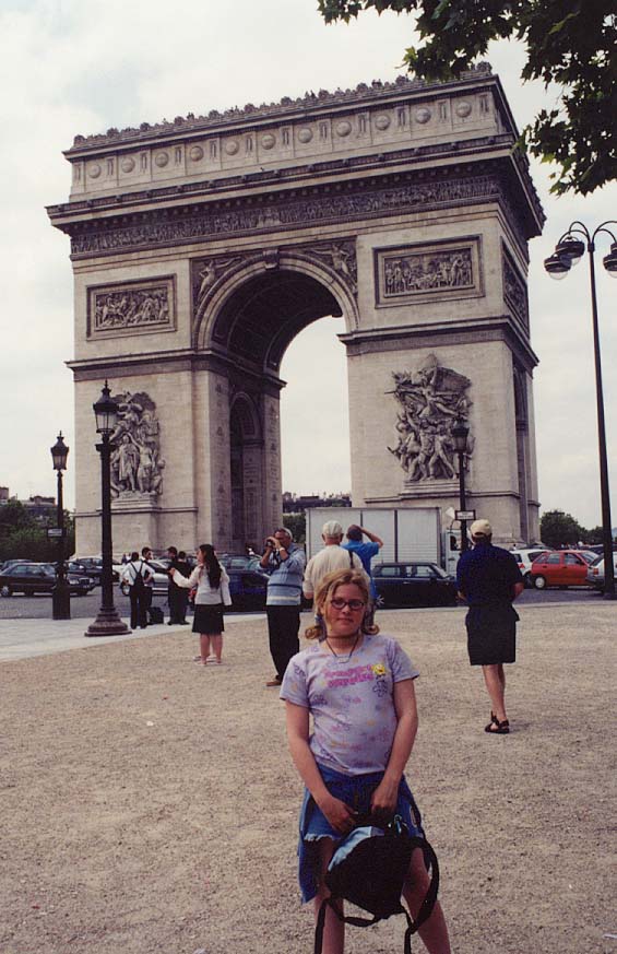 The Arc de Triomphe