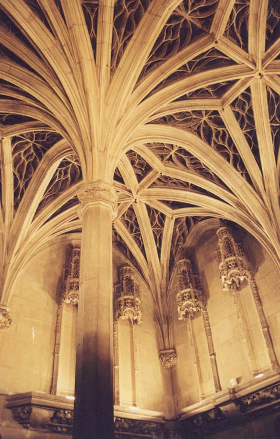 And here's the ceiling!