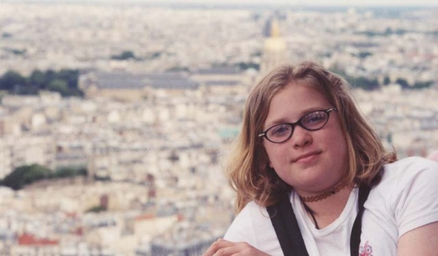 At the top of the Eiffel Tower