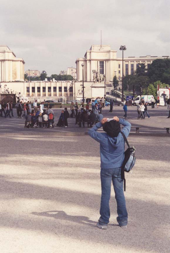 Underneath the Eiffel Tower