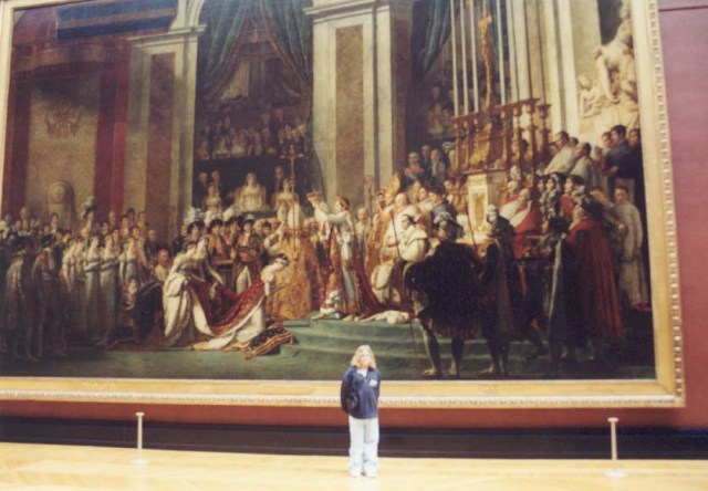 The Louvre has REALLY big paintings!