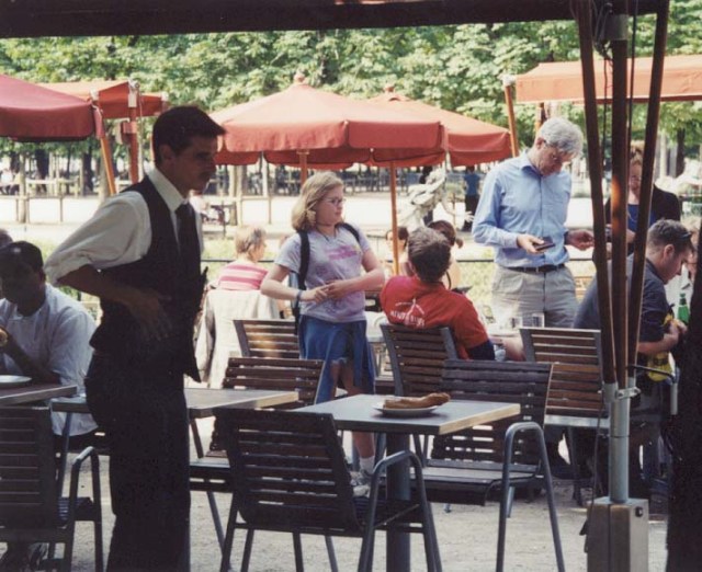 Megan Chatting with the Bike Tour Guys