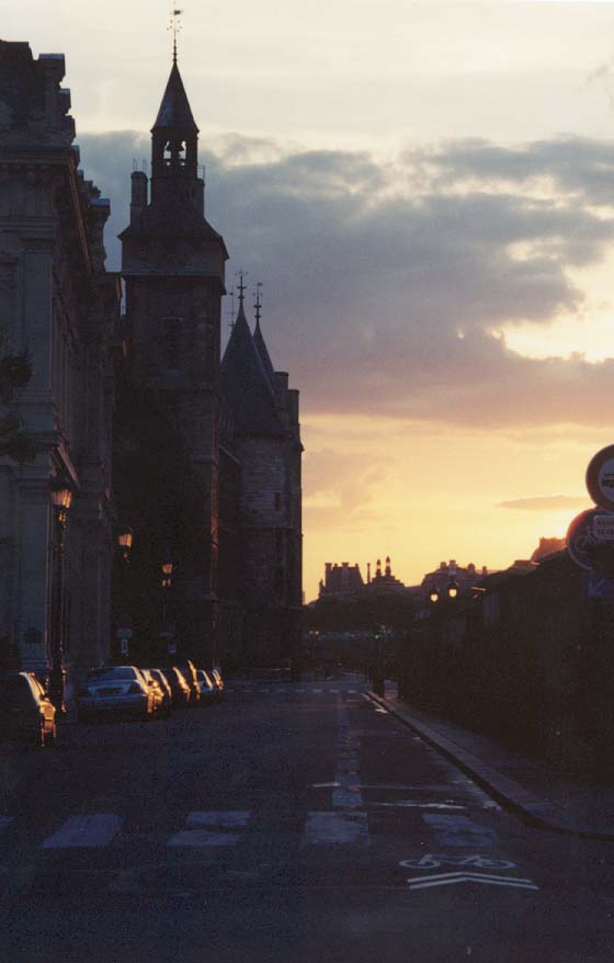 The end of a long day in Paris