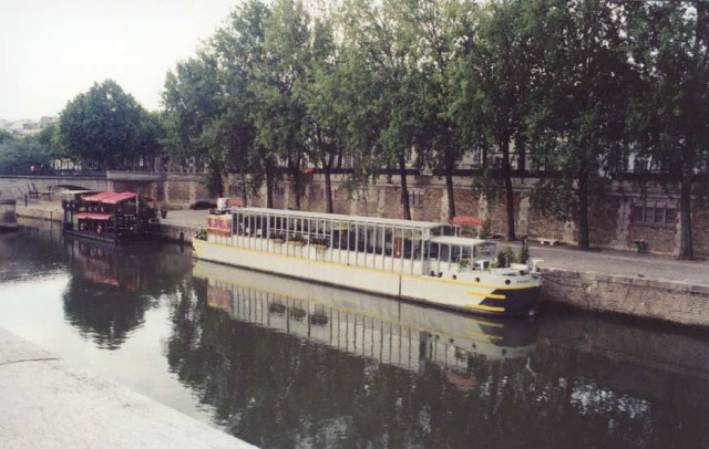The Seine near our apartment