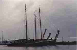 Ships in the Volendam Harbour