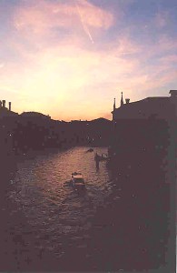 Sunset on the Grand Canal