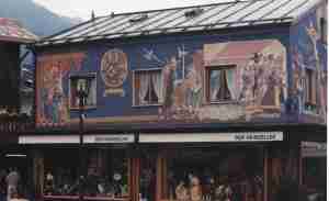 A Painted Building in Oberammergau